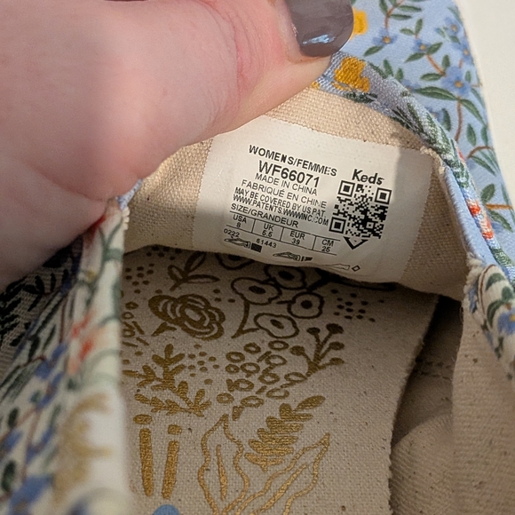 Keds x Rifle Paper Co. Double Decker Wildwood Rifle Paper Co x Keds Woman's 8 - Picture 8 of 14